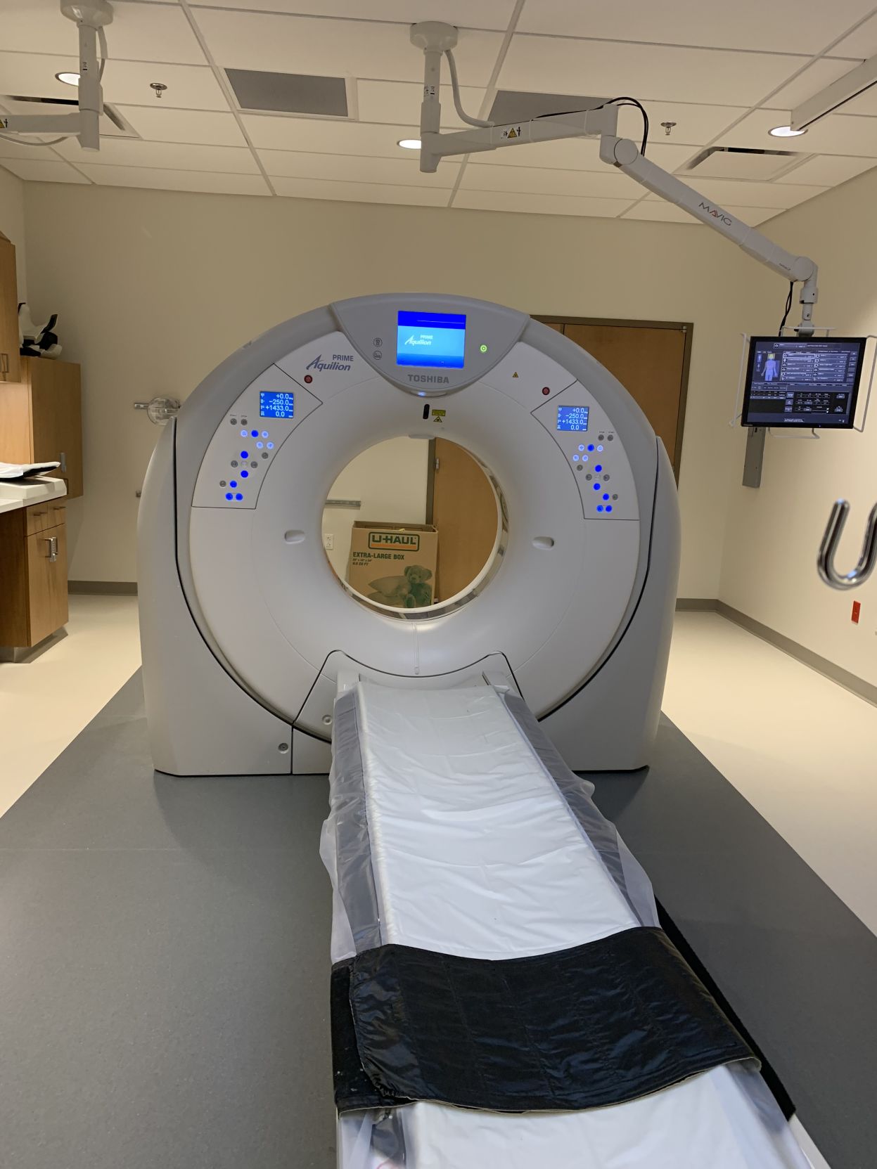 Brand new equipment throughout the hospital. Cat-scan machine valued at over $1 million.jpg